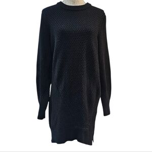 Proenza Schouler Black 100% Wool Sweater Dress — Women’s Size M